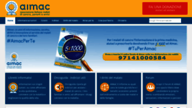 What Aimac.it website looked like in 2022 (1 year ago)
