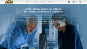 What Acca.it website looked like in 2022 (1 year ago)
