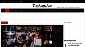 What Asianage.com website looked like in 2022 (1 year ago)