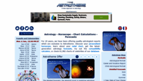 What Astrotheme.com website looked like in 2022 (1 year ago)