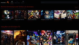 What Animeku.me website looked like in 2022 (1 year ago)