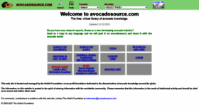 What Avocadosource.com website looked like in 2022 (1 year ago)