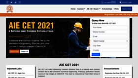 What Aiecet.com website looked like in 2022 (1 year ago)