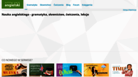 What Ang.pl website looked like in 2022 (1 year ago)