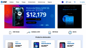 What Att.com.mx website looked like in 2022 (1 year ago)