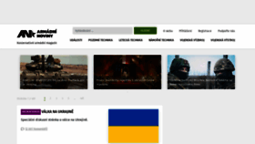 What Armadninoviny.cz website looked like in 2022 (1 year ago)