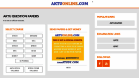 What Aktuonline.com website looked like in 2022 (1 year ago)