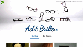 What Achtbrillen.de website looked like in 2022 (1 year ago)