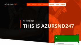 What Azursnd247.com website looked like in 2022 (1 year ago)