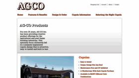 What Ag-co.com website looked like in 2022 (1 year ago)