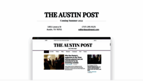 What Austinpost.com website looked like in 2022 (1 year ago)