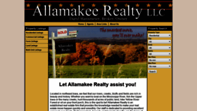 What Allamakeerealty.com website looked like in 2022 (1 year ago)