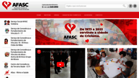 What Afasc.com.br website looked like in 2022 (1 year ago)