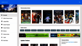 What Animerock.net website looked like in 2022 (1 year ago)