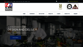 What Albarqkitchen.com website looked like in 2022 (1 year ago)