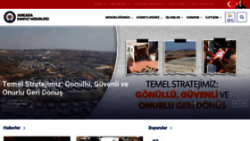What Ankara.pol.tr website looked like in 2022 (1 year ago)