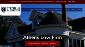 What Athens-lawfirm.com website looked like in 2022 (1 year ago)