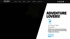 What Asobostudio.com website looked like in 2022 (3 years ago)