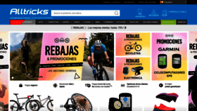 What Alltricks.es website looked like in 2022 (3 years ago)