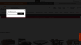 What Ashleyfurniture.com website looked like in 2022 (1 year ago)