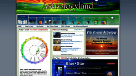 What Astrologyland.com website looked like in 2022 (1 year ago)