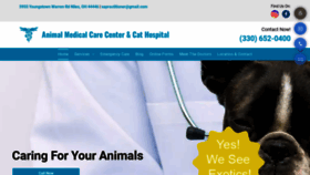 What Animalmedcarecenter.com website looked like in 2022 (1 year ago)