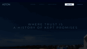 What Astonhotelsinternational.com website looked like in 2022 (1 year ago)