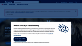 What Amway.ro website looked like in 2022 (1 year ago)