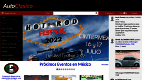 What Autoclasico.com.mx website looked like in 2022 (1 year ago)