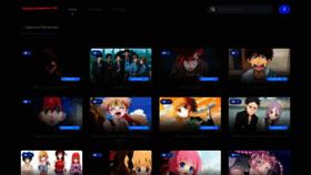 What Animespace.tv website looked like in 2022 (1 year ago)