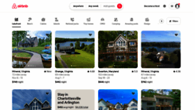 What Airbnb.com website looked like in 2022 (1 year ago)
