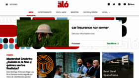 What Alo.co website looked like in 2022 (3 years ago)