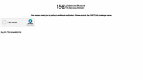 What Amnh.org website looked like in 2022 (1 year ago)