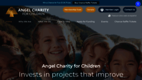 What Angelcharity.org website looked like in 2022 (1 year ago)