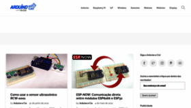 What Arduinoecia.com.br website looked like in 2022 (1 year ago)