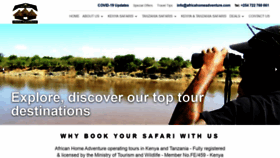 What Africahomeadventure.com website looked like in 2022 (1 year ago)