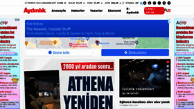 What Aydinlik.com.tr website looked like in 2022 (1 year ago)