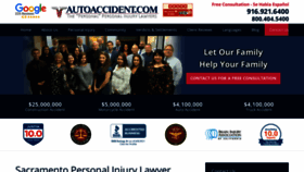 What Autoaccident.com website looked like in 2022 (1 year ago)