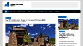 What Architecturesideas.com website looked like in 2022 (1 year ago)