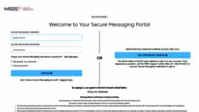 What App.tolsecuremessaging.com website looked like in 2022 (1 year ago)