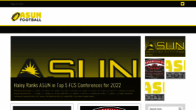 What Asunfootball.com website looked like in 2022 (1 year ago)