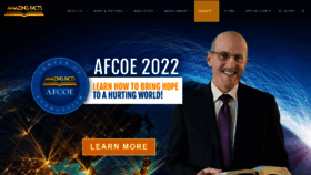 What Amazingfacts.org website looked like in 2022 (1 year ago)