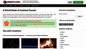 What Ambient-mixer.com website looked like in 2022 (1 year ago)