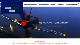 What Aero-parts.eu website looked like in 2022 (1 year ago)