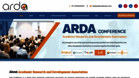 What Ardaconference.com website looked like in 2022 (2 years ago)