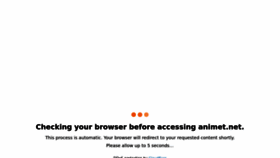 What Animet.net website looked like in 2022 (1 year ago)
