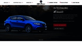 What Alfaromeousa.com website looked like in 2022 (1 year ago)