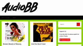 What Audiobb.com website looked like in 2022 (1 year ago)