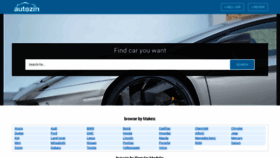 What Autozin.com website looked like in 2022 (1 year ago)