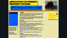 What Afpocalpe.com website looked like in 2022 (1 year ago)